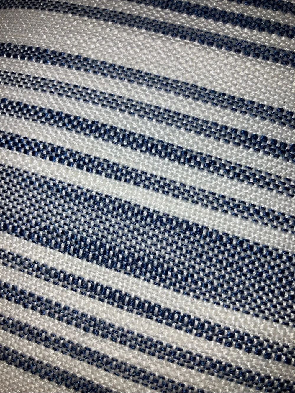 Brooks Brothers Blue and White Striped Accent Pillow 20x20
